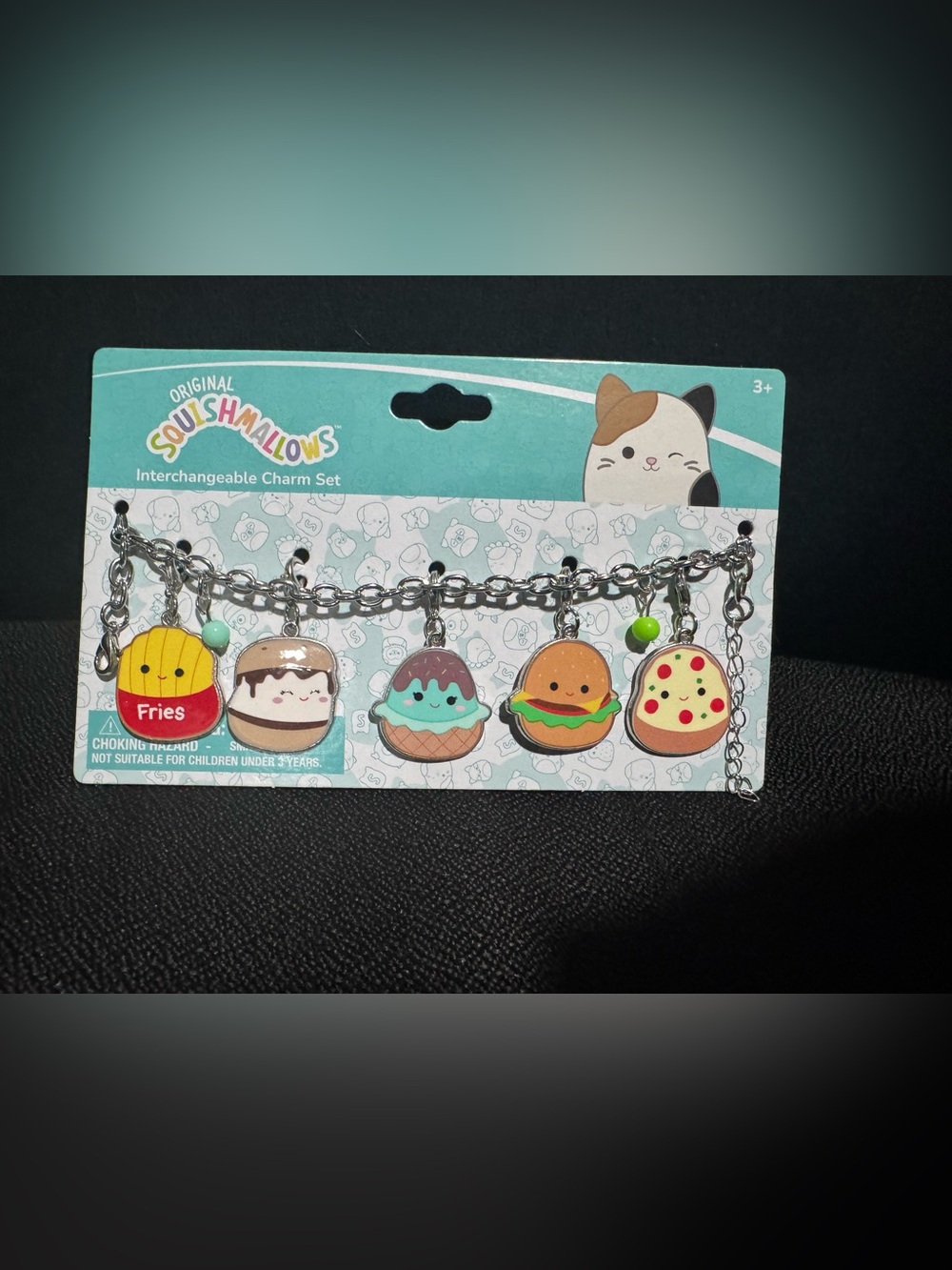 Squishmallows Kids Food Charm Bracelet